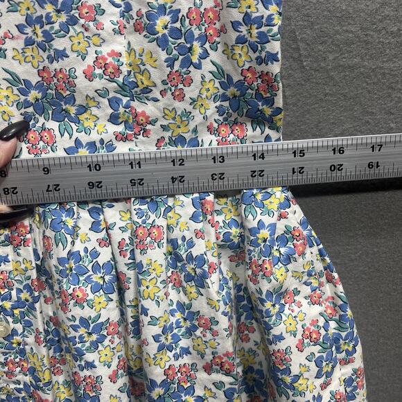 Polo Ralph Lauren Big Girls Floral Cotton Oxford Shirtdress Size 16 - Picture 12 of 12